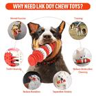 Tiozoix dog chew toys - dog toys for aggressive chewers toughest natural  rubber - dog toothbrush toys for