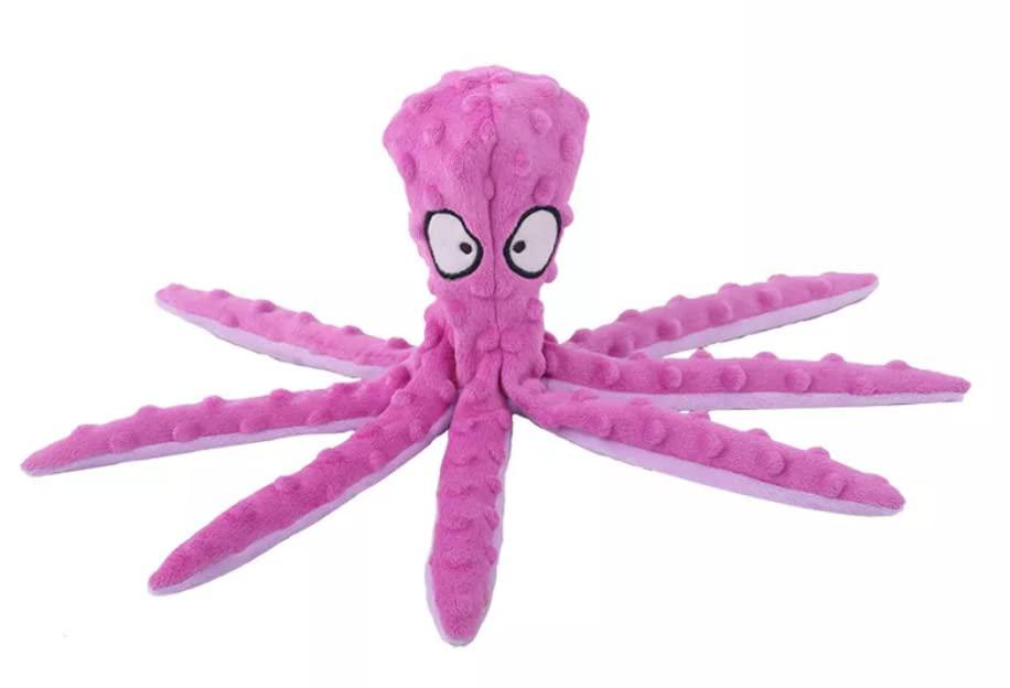 Laytek Squeaky Octopus Dog Toys For