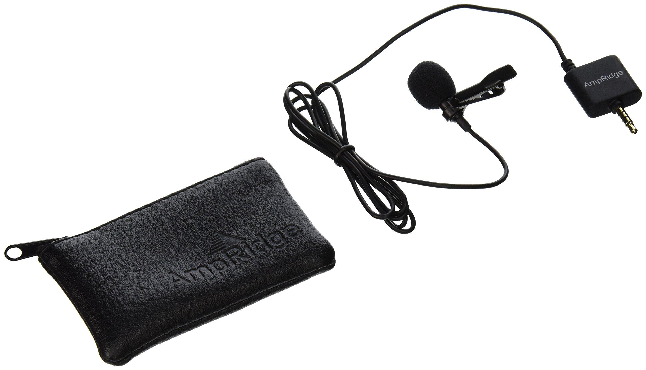 ampridge mightymic l wide-cardioid podcasting lavalier podcasting microphone for smartphone