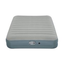 bestway alwayzaire 14" inflatable air mattress 2 person queen-sized indoor bed with rechargeable usb electric built-in pump, 