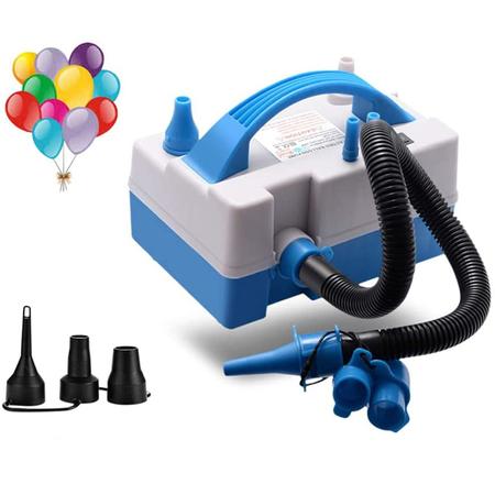 TechShare electric balloon pump,portable dual nozzle electric balloon  inflator/blower with multipurpose hose extension,for party decora