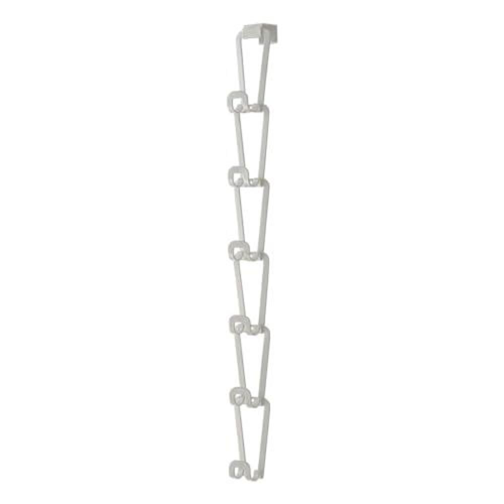 yamazaki home 6510 chain link bag holder-closet storage hanging organizer rack, one size, white