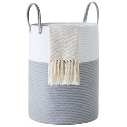 YOUDENOVA cotton rope laundry hamper by youdenova, 58l - woven collapsible laundry basket - clothes storage basket for blankets, laundr