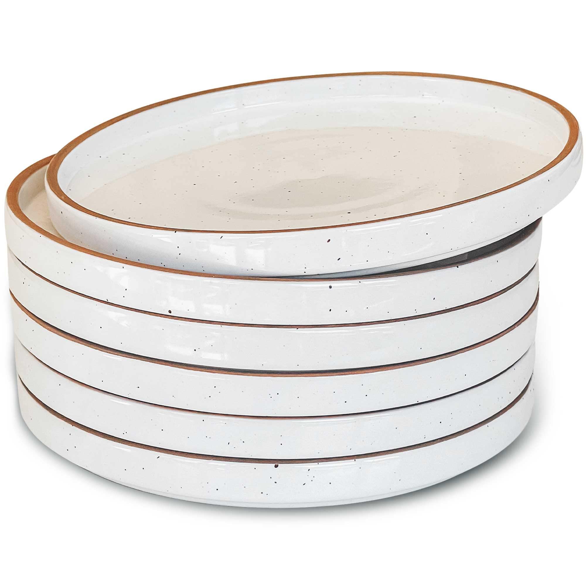 MORA CERAMICS HIT PAUSE mora ceramic flat plates set of 6-8 in