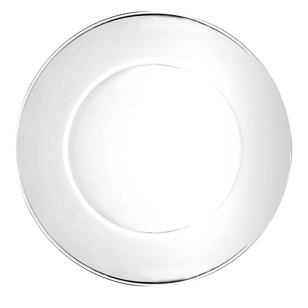 anchor hocking 13-inch presence glass service plate, set of 6 -