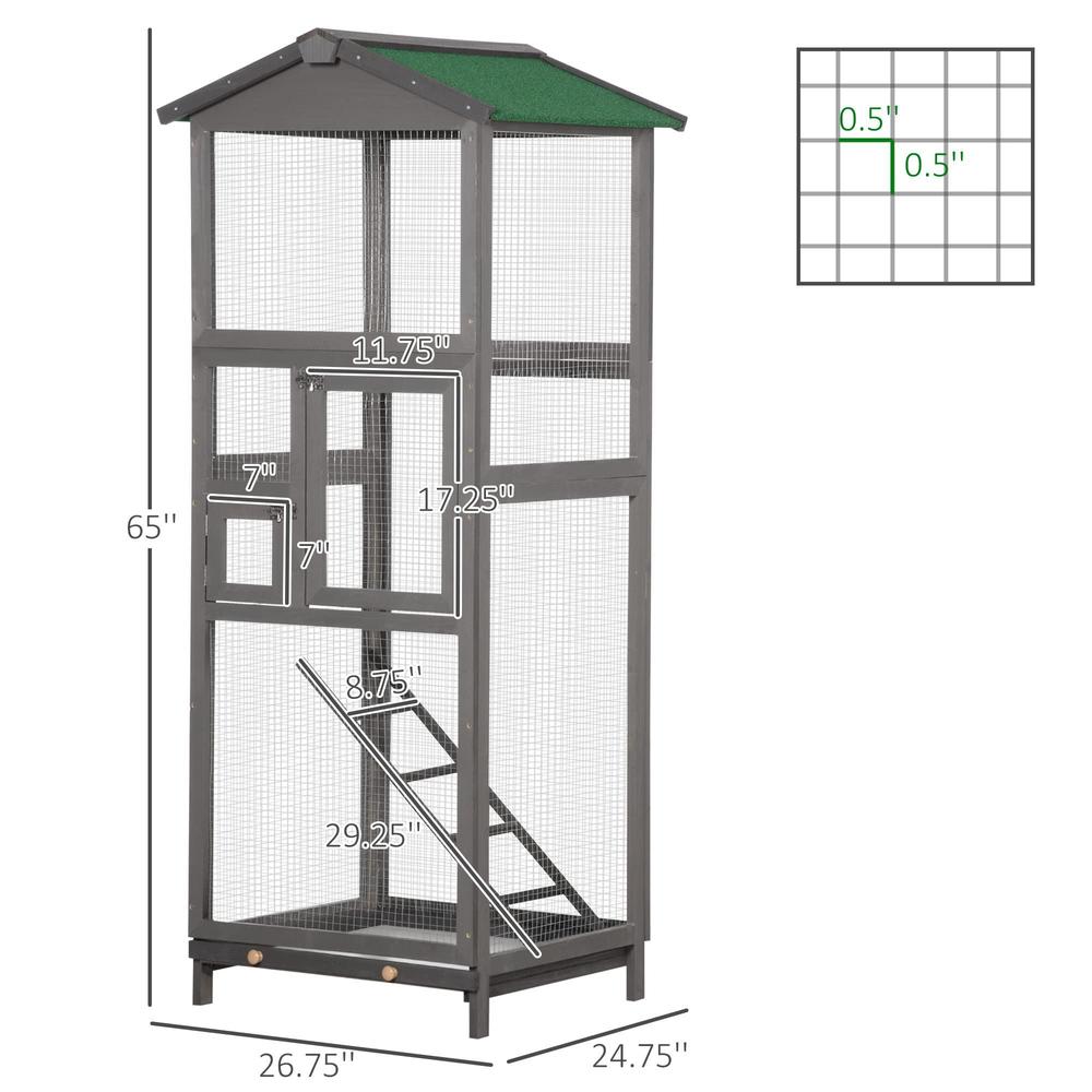 Beautiful view of Complete Parakeet Bird Cages Exterior Mounted