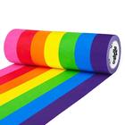 Craftzilla RNAB098FCBMQV craftzilla colored masking tape - 7 roll multi  pack - 210 feet x 1 inch of colorful craft tape - vibrant rainbow colored  pain