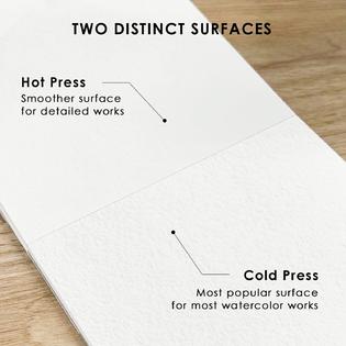 grabie watercolor paper pad, 100% cotton pulp, 15 sheets, a5 (8.3