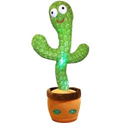 Pbooo Dancing Cactus Toy,Talking Repeat Singing Sunny Cactus Toy 120 Pcs Songs for Baby 15S Record Your Sound Sing+Dancing+Recor