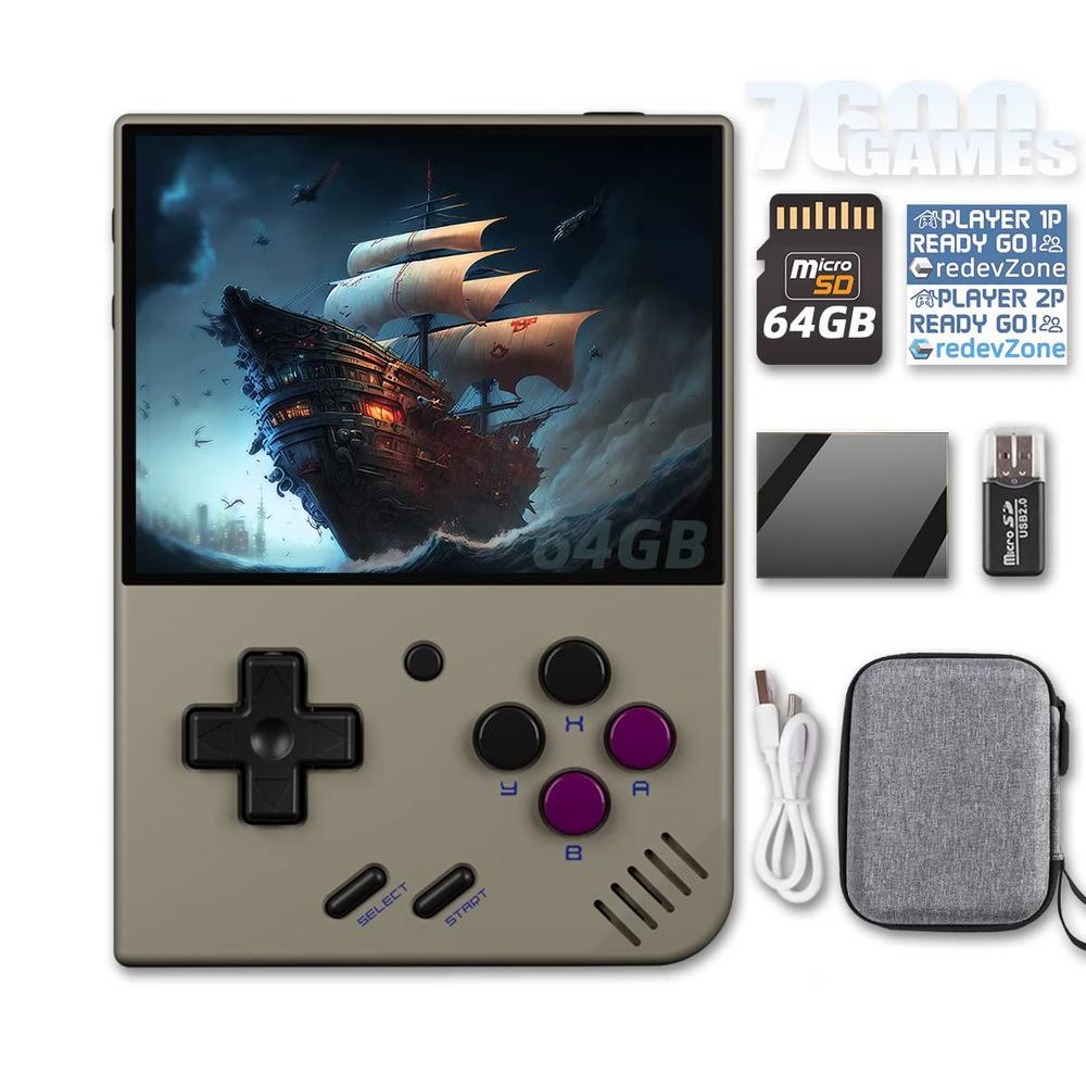 CredevZone miyoo mini plus handheld game console portable retro video games consoles rechargeable battery hand held classic system retro