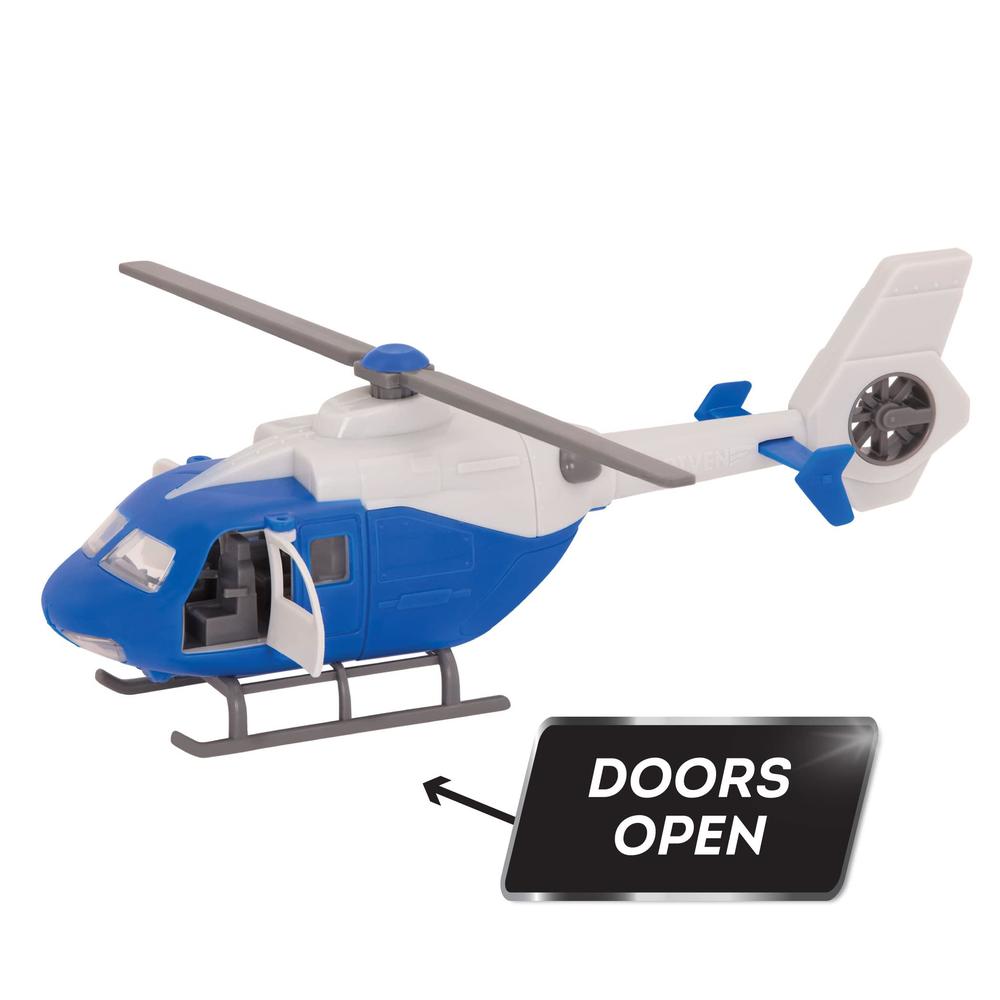 &nbsp; driven by battat helicopter - toy helicopter with lights and sound - rescue vehicles and toys for kids aged 3 and up