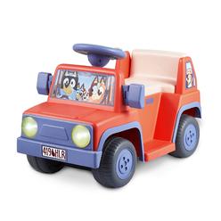 Sakar Bluey 6V Ride On Car for Toddlers - Interactive Electric Car for Kids with Sound Effects & Music, Riding Toy for Boys & Girls, I