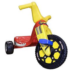 Big Wheels the original big wheel junior for toddlers, age 18 months to 3 years, blue-yellow-red, 8.5" wheel ride on tricycle cruiser, k