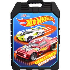 hot wheels: 48 cart storage case, easy grip carrying case, makes collecting and clean up easy and fun, styles in case may var