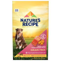 nature\'s recipe nature?s recipe dry dog food, grain free salmon, sweet potato & pumpkin recipe, 24 lb. bag