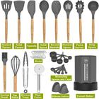 Fungun silicone cooking utensil set, 35 pcs kitchen utensils