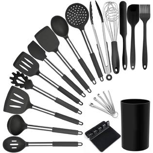 BECBOLDF kitchen utensils set - 21 silicone cooking utensils