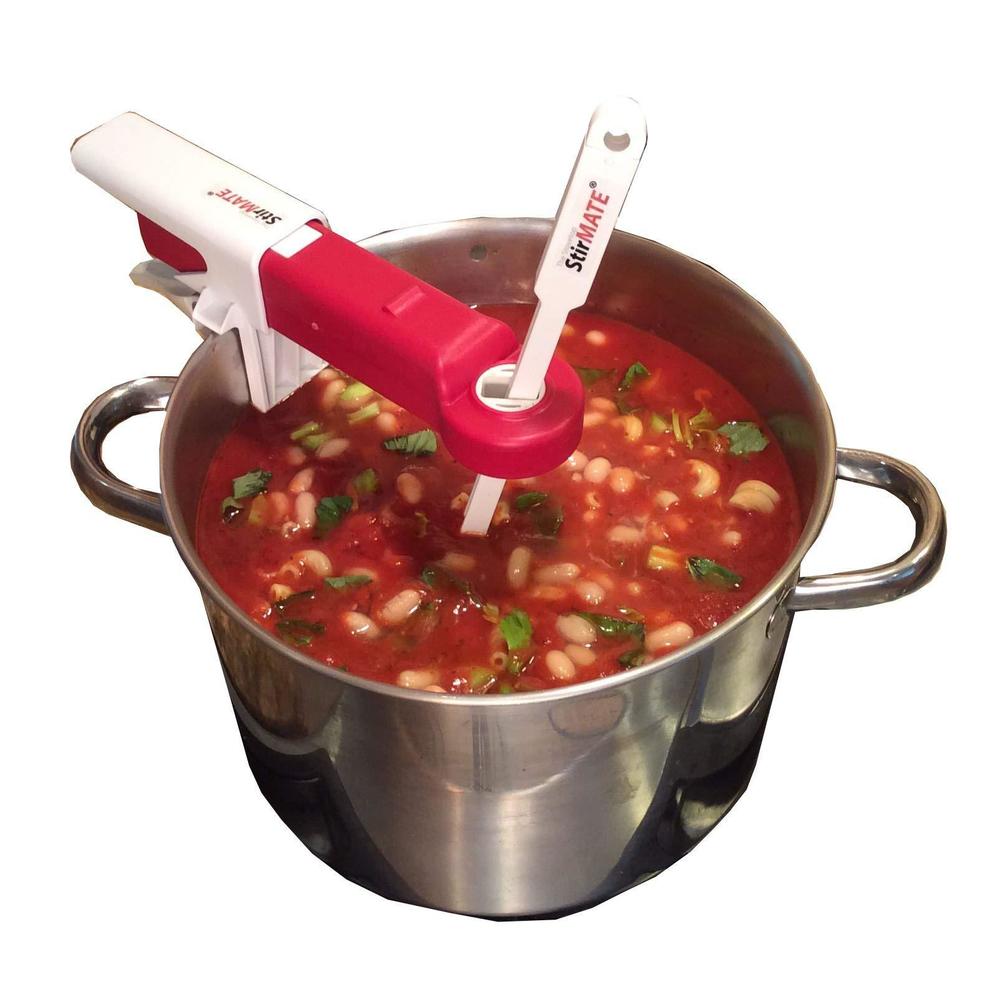 stirmate automatic pot stirrer gen 3- variable speed, self-adjusting, powerful, quiet, cordless