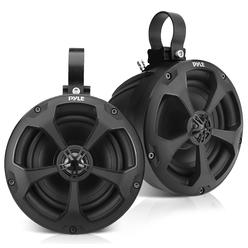 pyle 2-way dual waterproof off-road speakers - 5.25 inch 1000w marine grade wake tower speakers system, full range outdoor au