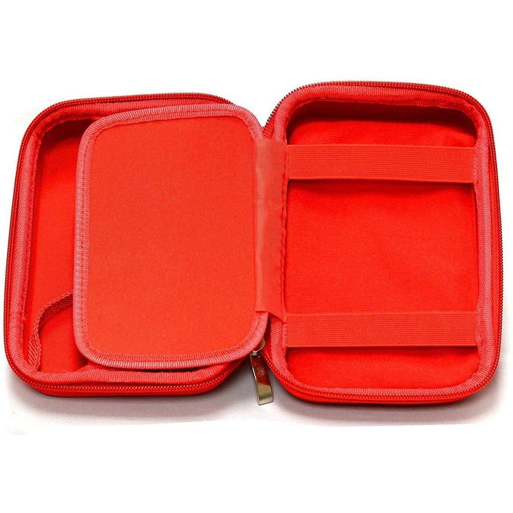 navitech red watch & accessory case compatible with morepro heart rate monitor