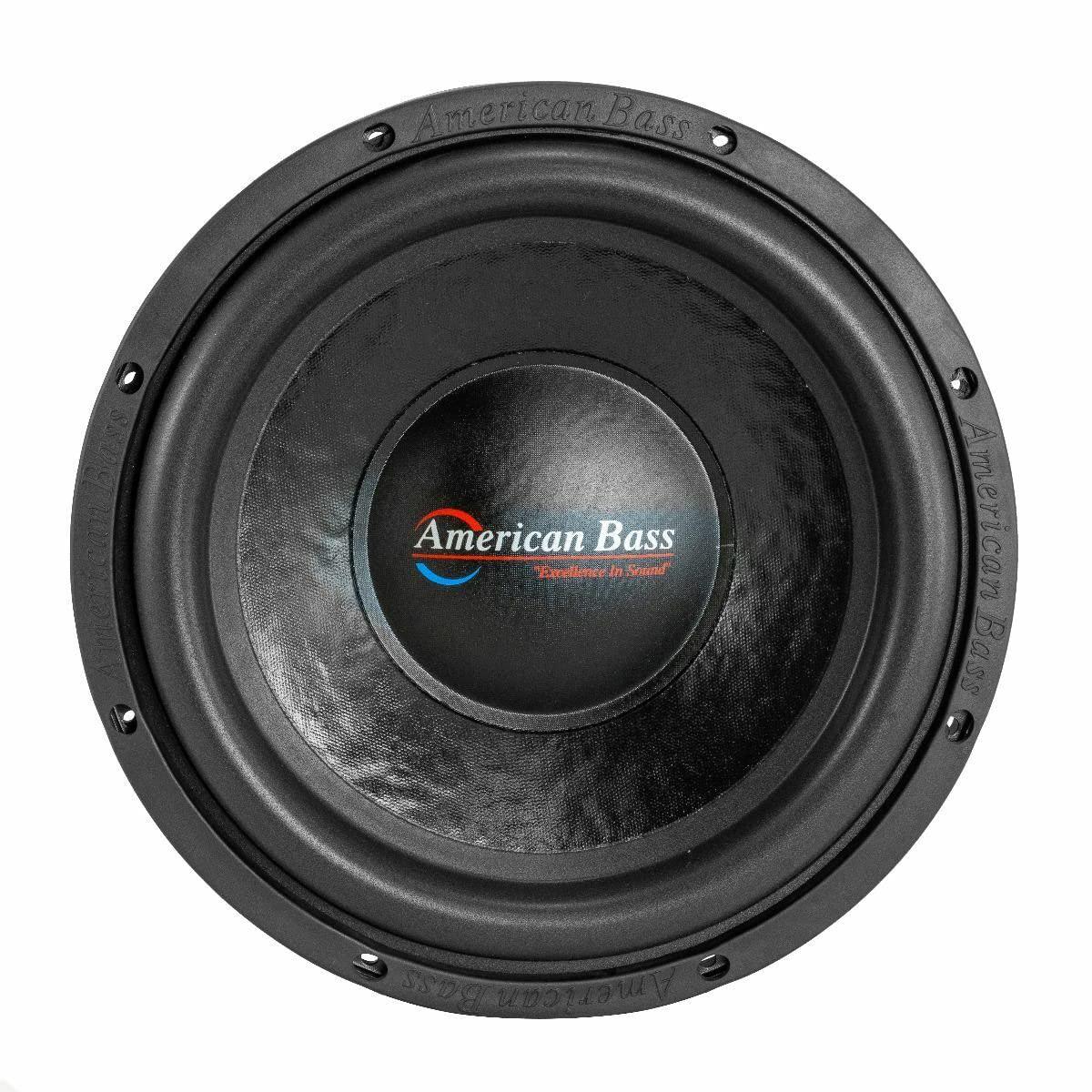 american bass 2 x 12 subwoofer 1200w single 4 ohm bass pro car audio dx-12