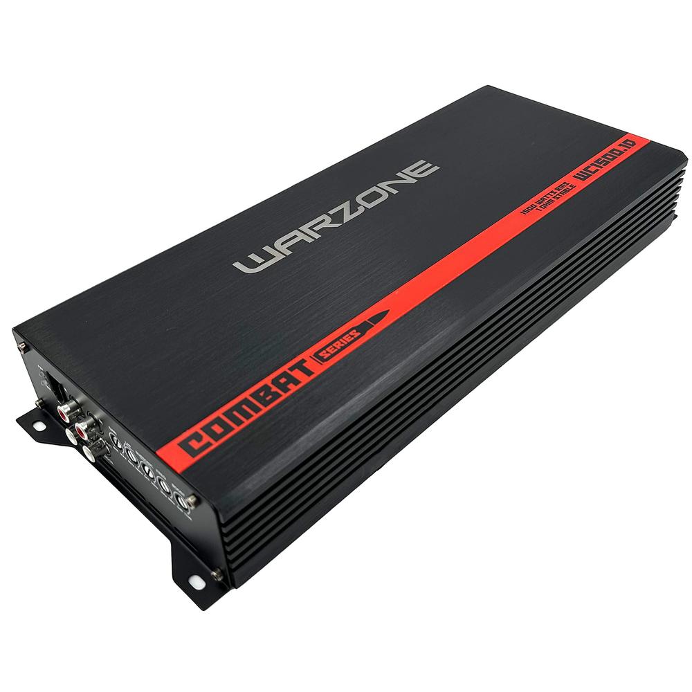 gravity audio wc1500.1d warzone 1500w true rms car amplifier class d amp 1/2/4 ohm stable with remote sub control with 1 year