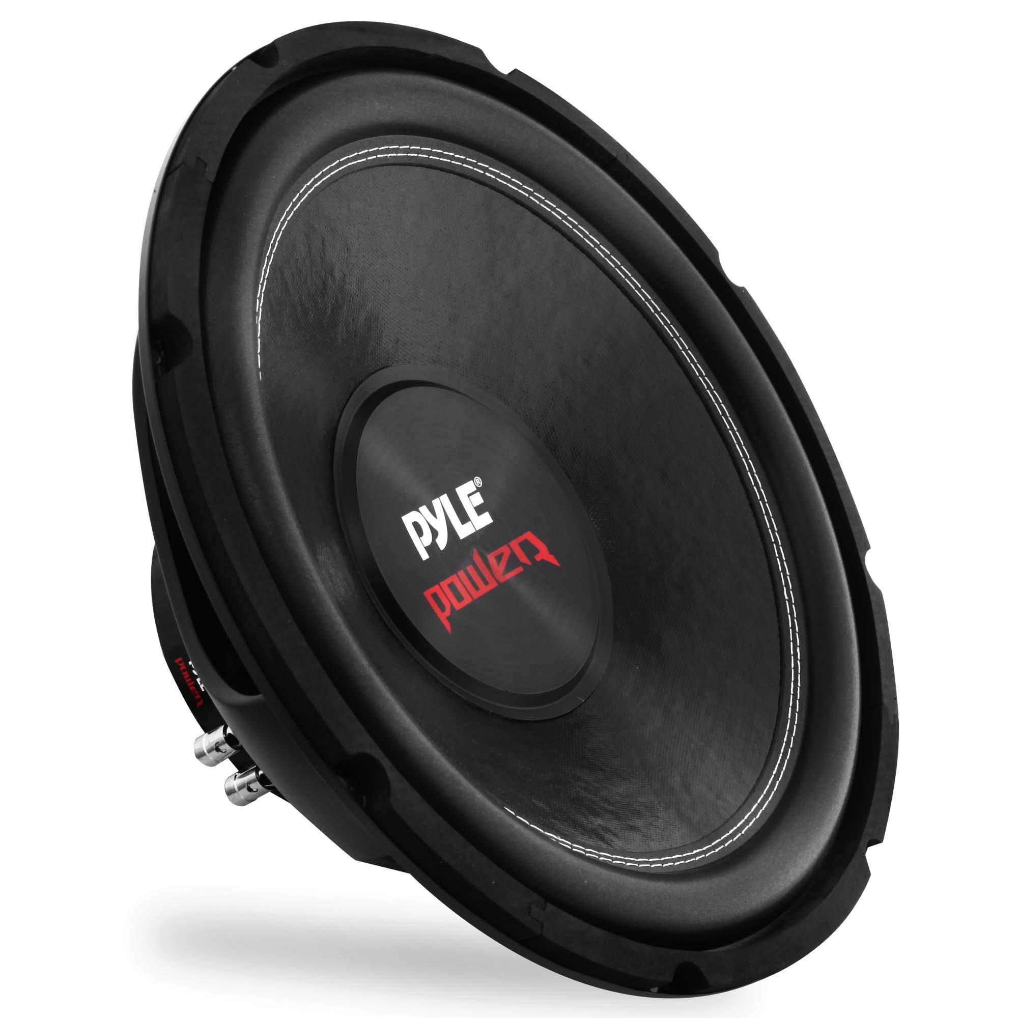 pyle 10" car audio speaker subwoofer - 1000 watt high power bass surround sound stereo subwoofer speaker system - non press p