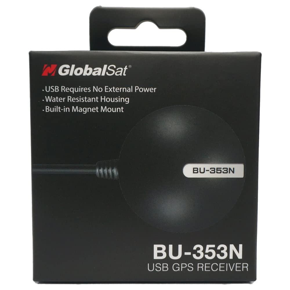 globalsat bu-353n usb gnss receiver, black