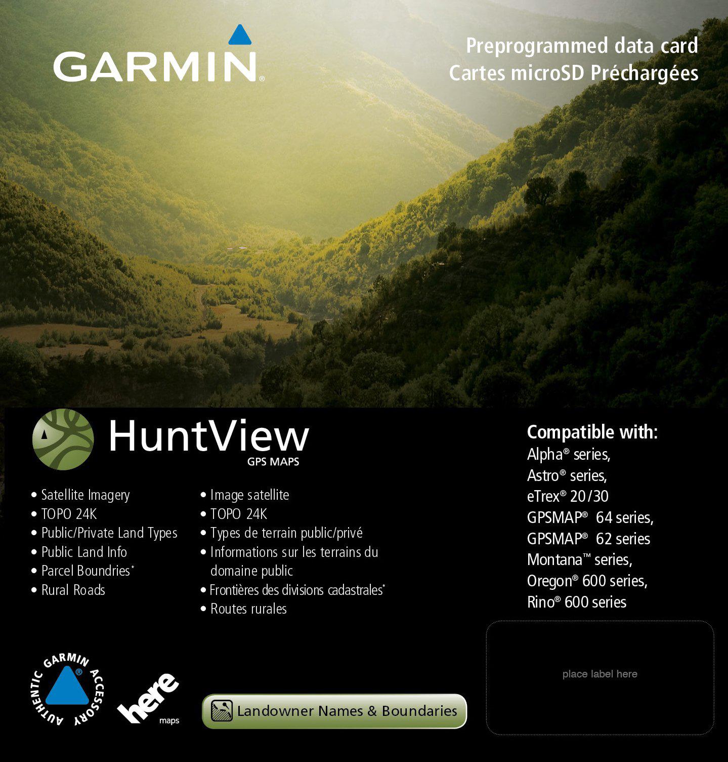 garmin 010-12516-01 huntview map card - wisconsin