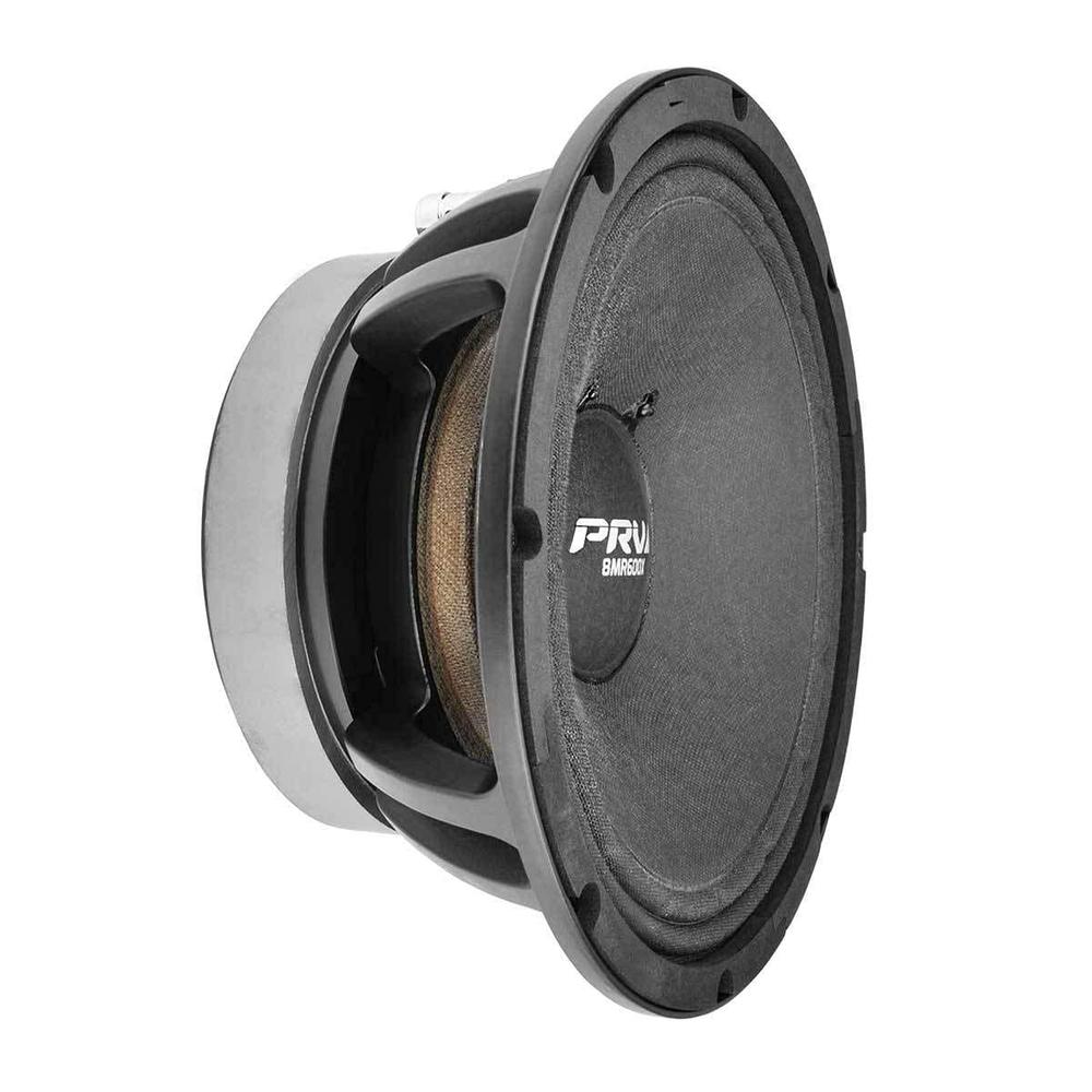 prv audio 8 inch midrange speaker 8mr600x-4, 600 watts 4 ohm, 2 in voice coil, x-treme mid range loudspeaker for pro car audi
