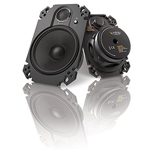 infinity kappa 4"x6" 2-way loudspeakers-pair (black)