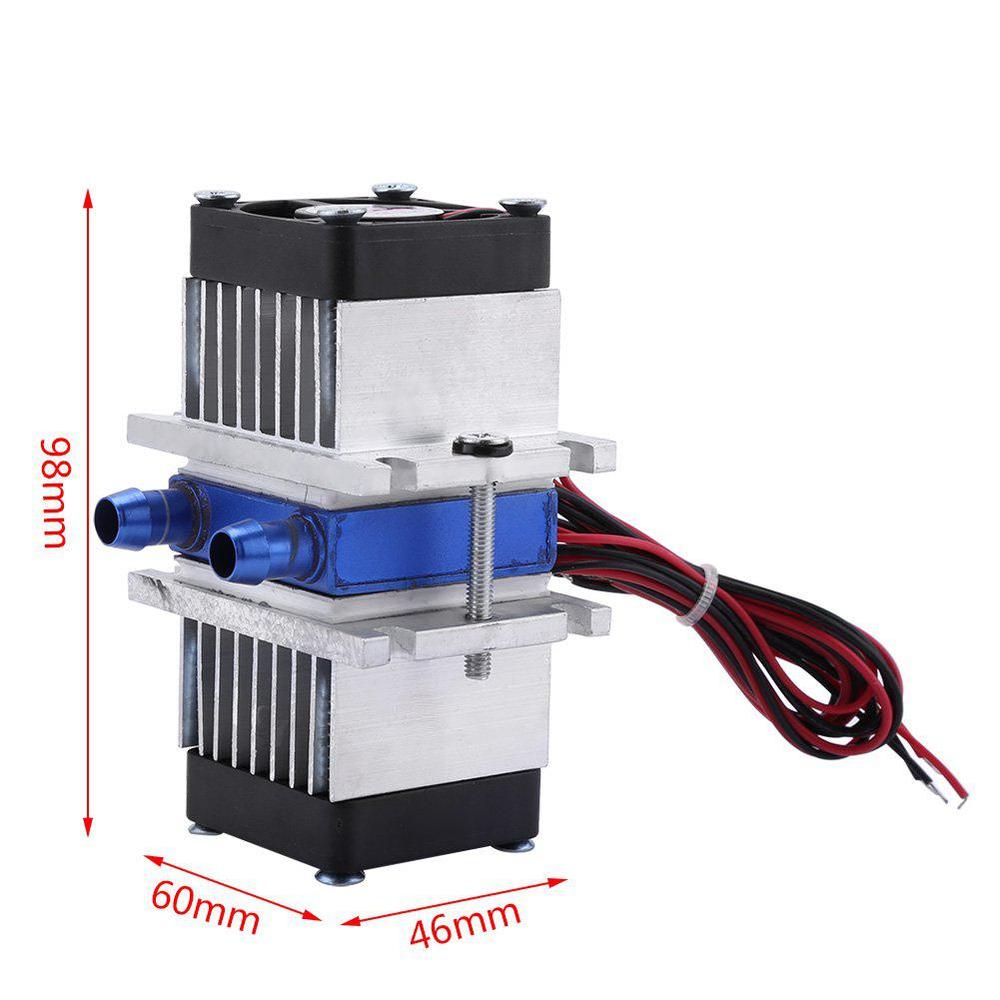 Fdit dual-chip semiconductor thermoelectric peltier tec1-12706 cooler water cooling device single cooler 144w us plug(single coole