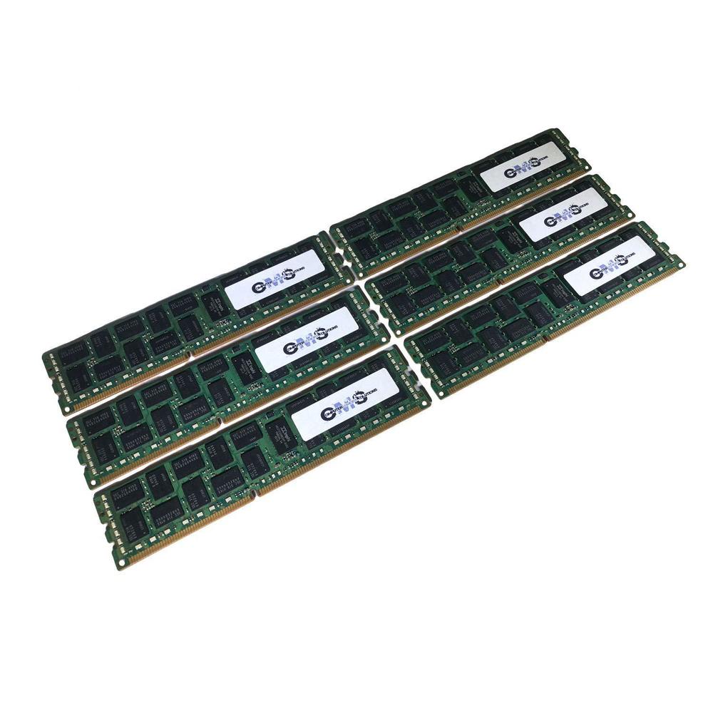 Computer Memory Solutions cms 48gb (6x8gb) ddr3 10600 1333mhz ecc registered dimm memory ram upgrade compatible with hp/compaq workstation z600 c2 seir
