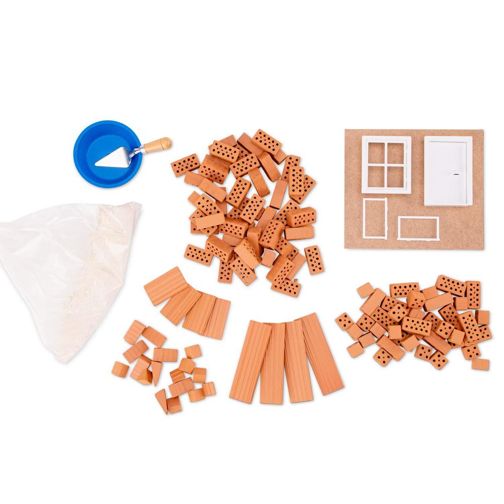 Eitech teifoc basic brick construction set, 100+ building blocks, erector set and stem building toy