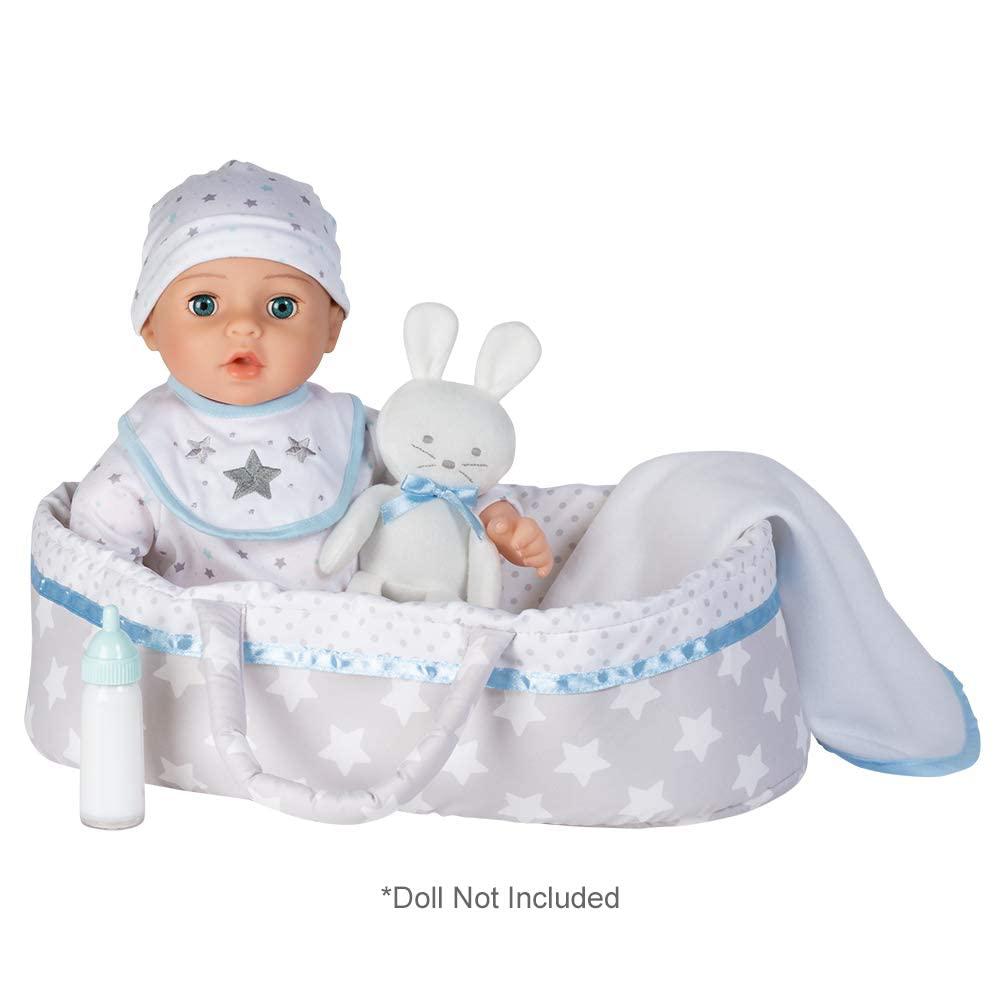 Adora Dolls adora baby doll clothes - adoption baby essentials sweet star for 16 girl baby dolls, 8piece essentials gift set for kids, bl