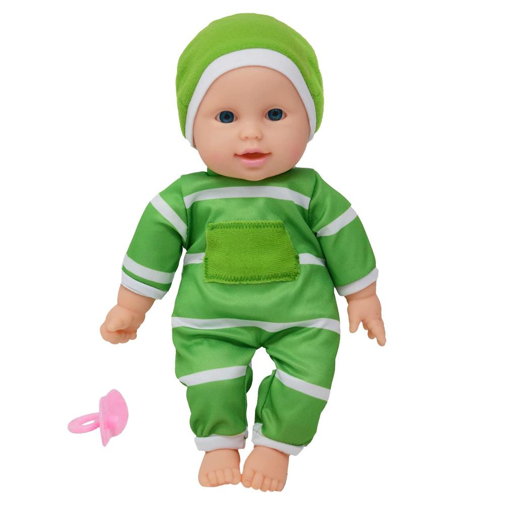 the new york doll collection 11 inch soft body baby doll boy in gift box - doll pacifier included -toy baby dolls for boys, g