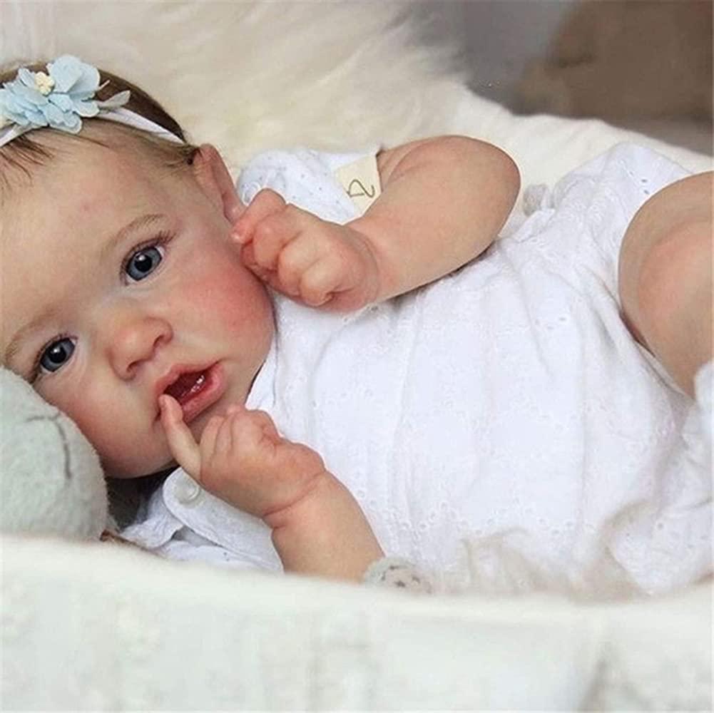 Reborn Baby Dolls, 18 Realistic Newborn Baby Dolls Girl with Soft