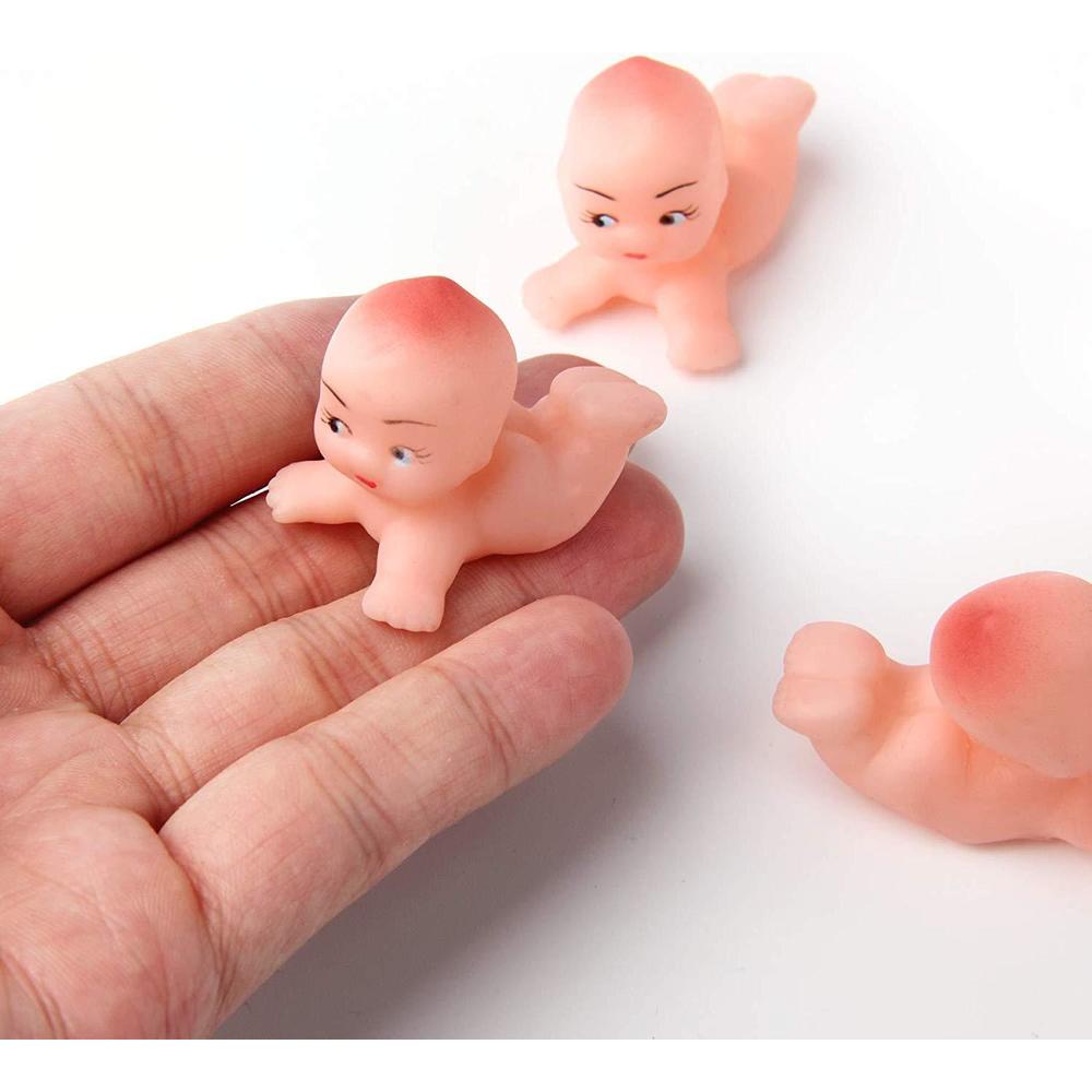jiakai 1.75" long kewpie dolls for baby shower favors decoration, party decorations, baby gift decorations-12pcs