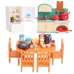 BananMelonBM dollhouse furniture set for kids toys miniature doll house accessories pretend play toys for boys girls & toddlers age 3+ wit