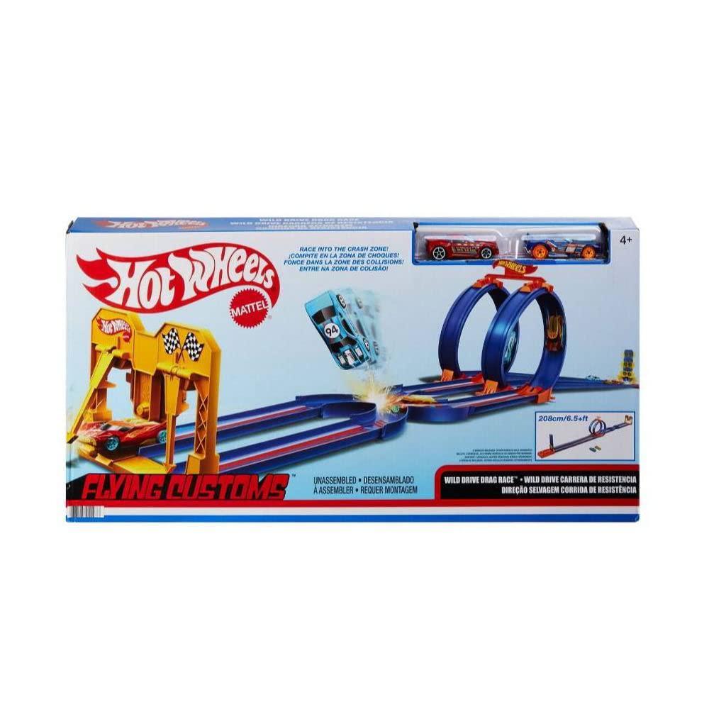 hot wheels wild drive drag race, track set