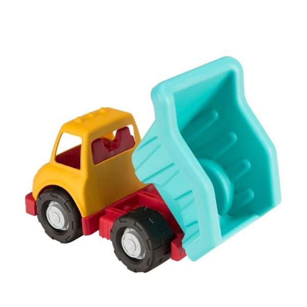 wonder wheels by battat - dump truck - toy truck for toddlers - moveable parts - durable & sturdy construction toy - recyclab