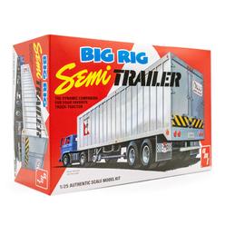 amt big rig semi trailer 1:25 scale model kit