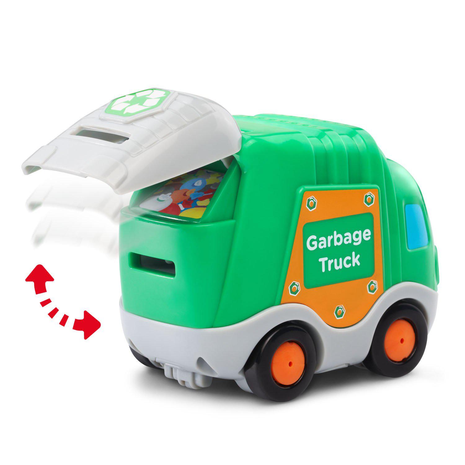 vtech go! go! smart wheels garbage truck and excavator