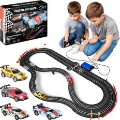 atlasonix slot car race track sets - slot cars, race tracks & accessories electric race car track, dual electric race track, 