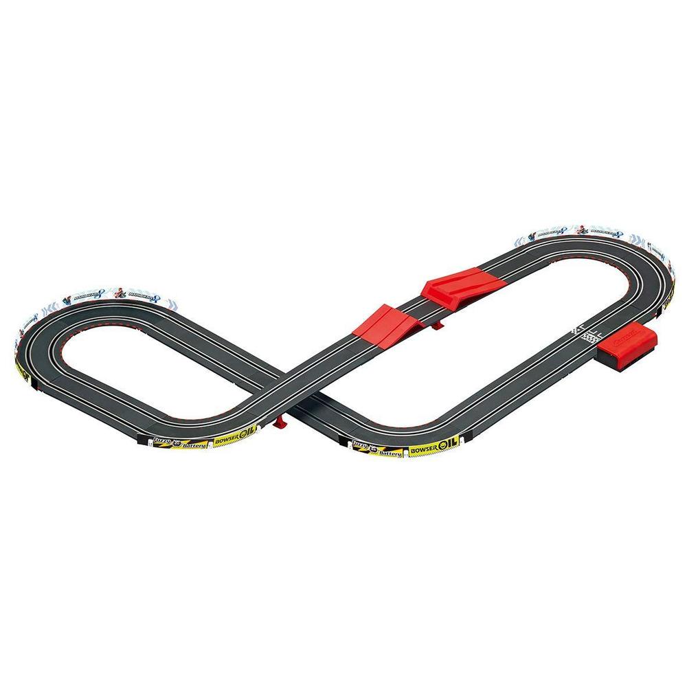 carrera go!!! 63503 official licensed mario kart battery operated 1:43 scale slot car racing toy track set with jump ramp fea