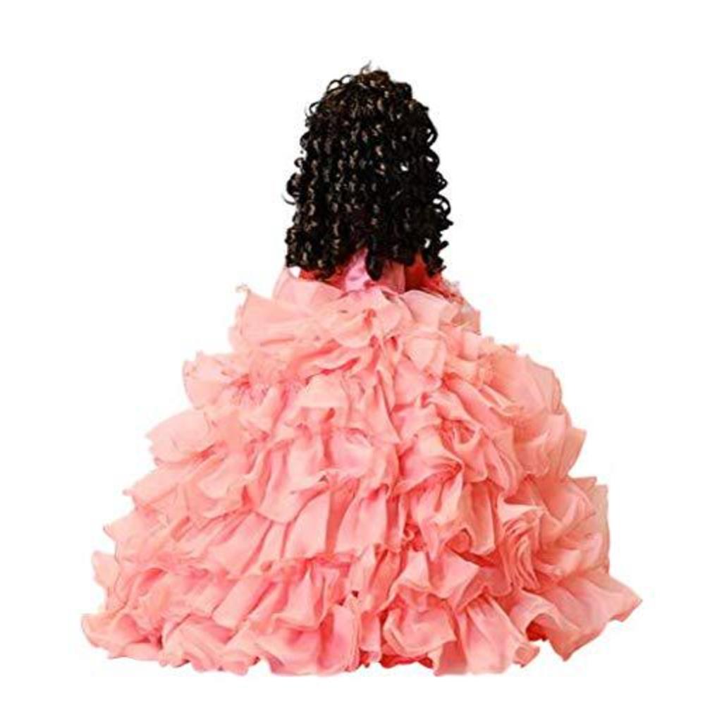 kinnex collections by amanda 28" porcelain quince anos quinceanera umbrella last doll muneca centerpiece ~ kw28300-20 (flamin