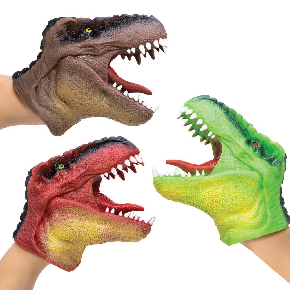 schylling dino hand puppet, 1 ea