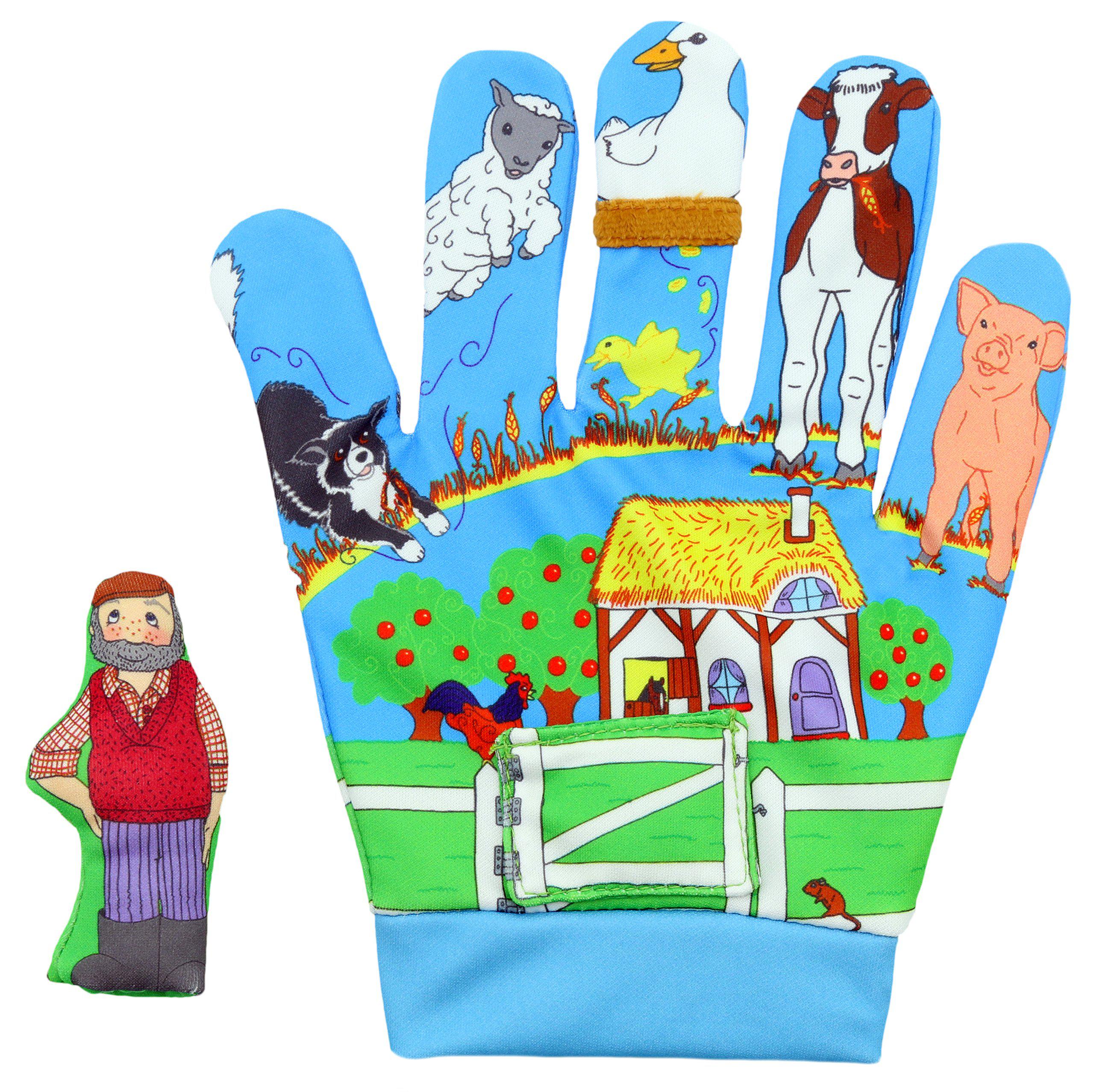 the puppet company favourite song mitts old macdonald hand puppet