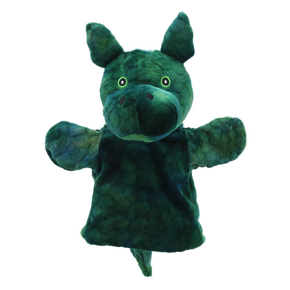 the puppet company - animal puppet buddies - dragon (green) hand puppet