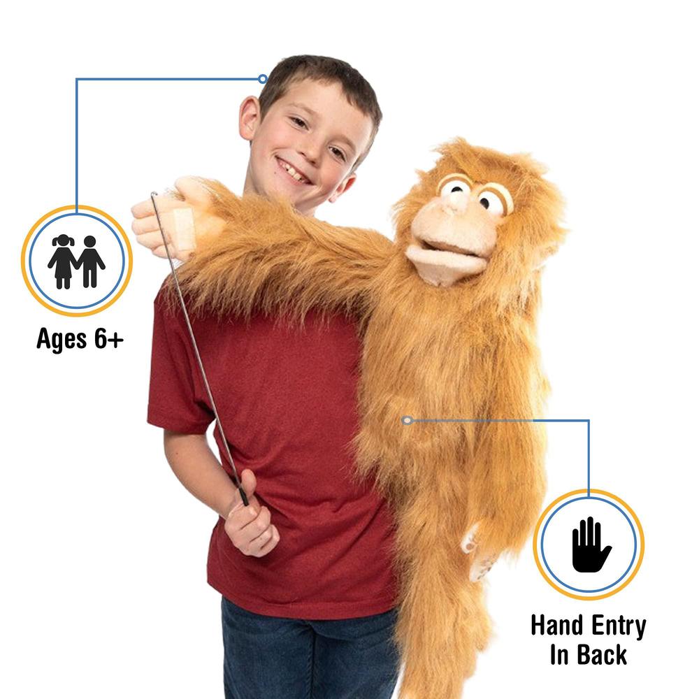 Silly Puppets 28" silly monkey, full body, ventriloquist style puppet